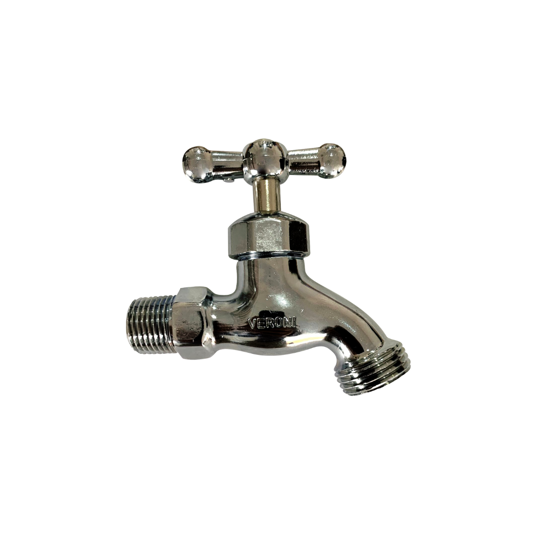 VEJC12-1.png LLAVE JARDIN CROMADA VERONI 1/2" - Imagen 1