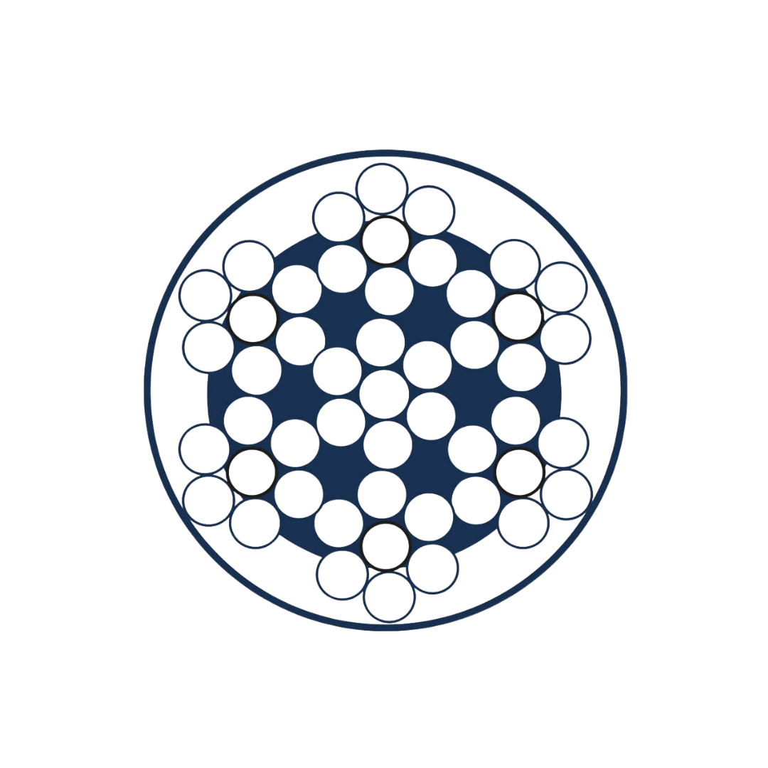 INOX316 CABLE INOXIDABLE 316 ALMA ACERO 7X7 - Imagen 1