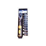 JUEGO COPAS 11 PIEZAS SUPERIOR 6 PUNTAS CUADRANTE 1/2" CR VAN 10 MM - 24 MM