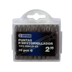 JUEGO PUNTAS 10 PIEZAS PHILLIP #2 X 2" SUPERIOR