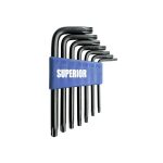 JUEGO LLAVES TORX CORTAS 7 PIEZAS  SUPERIOR CR VAN T 10- T 40