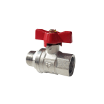 VALVULA DE BOLA TIPO PESADO MANGO MARIPOSA M X H