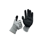 GUANTE SUPERIOR FIBRA HPPE ANTI-CORTE NIVEL 5 CON CAPA NITRILO (PAR)