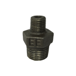 TAPON DOBLE MACHO ACERO NEGRO 1/2" - 1/4"